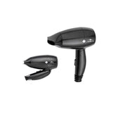 Lentz Mini Travel Hair Dryer 1000W Travel Black